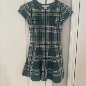 Sincerely Jules Green Plaid Kids Dress
